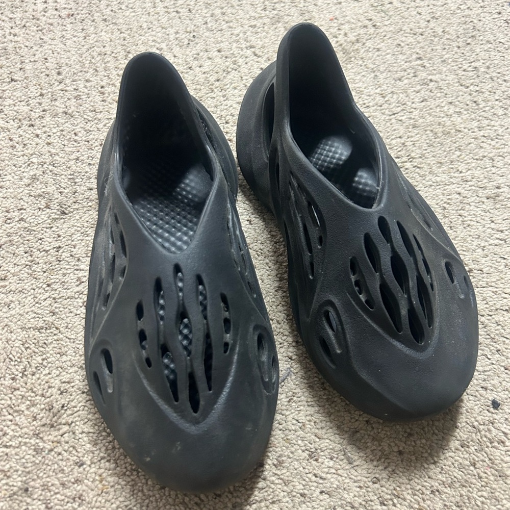 adidas Kids Black Slip-On Shoes